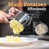 PriorityChef Large 15oz Potato Ricer with 3 Discs, Heavy Duty