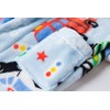 NautySaurs Boys Soft Warm Hooded Flannel Fleece Bathrobe for Kids,