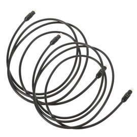 DOITOOL 4pcs Optical Audio Cable Male to Male Cable for Bar and Home Theater Systems Scratch Pressure Plated Connectors
