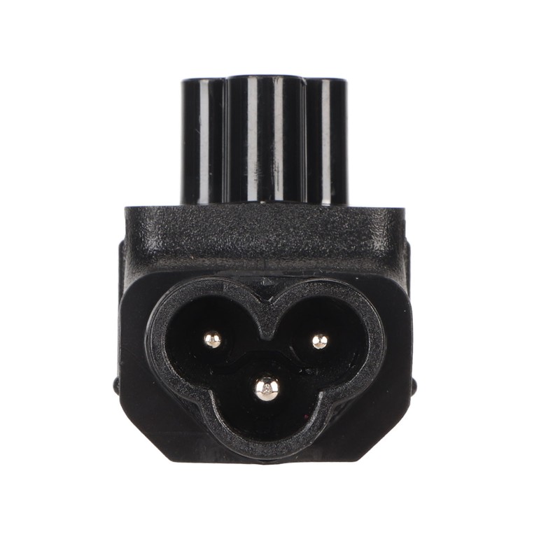4PCS IEC320 C6 to IEC320 C5 Power Adapter Plug and