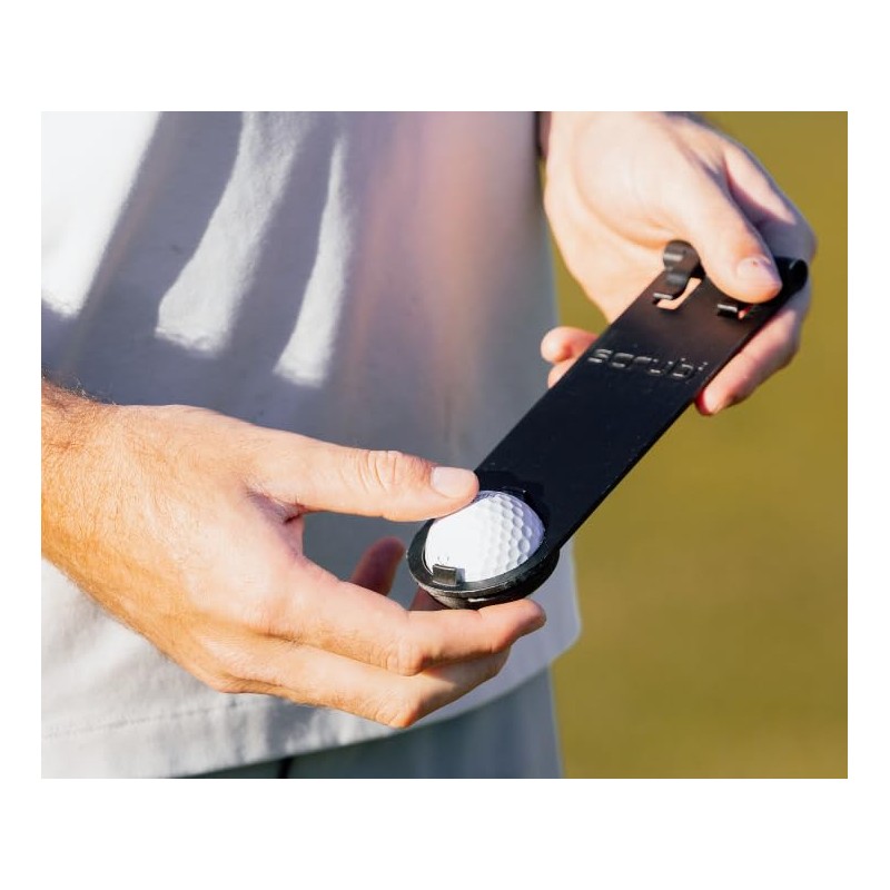 Scrubi: 3 in 1 Golf Ball Cleaner, Scorecard Holder, Centre