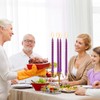 10 Inch Neon Purple Spiral Taper Candles Set for Dinner,