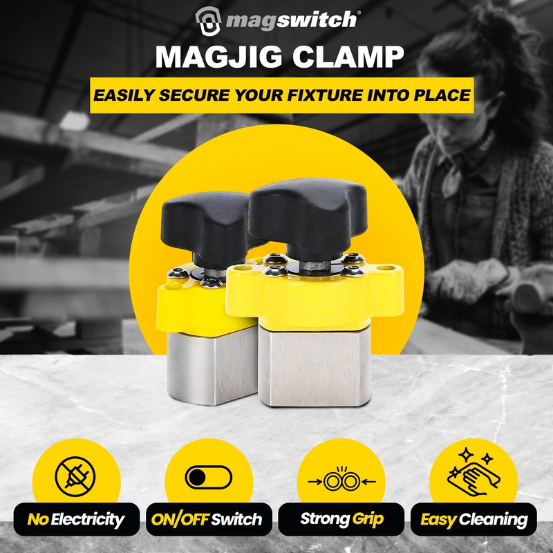 Magswitch MagJig 95 Magnetic Clamp, Set of 2 Woodworking and