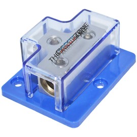 The Wires Zone CDB1-21 Platinum Series 1/0 Gauge in to 1/0 Gauge Out Power Distribution Block