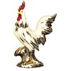 Deco 79 Polystone Rooster Decorative Garden Sculpture Indoor Outdoor Garden