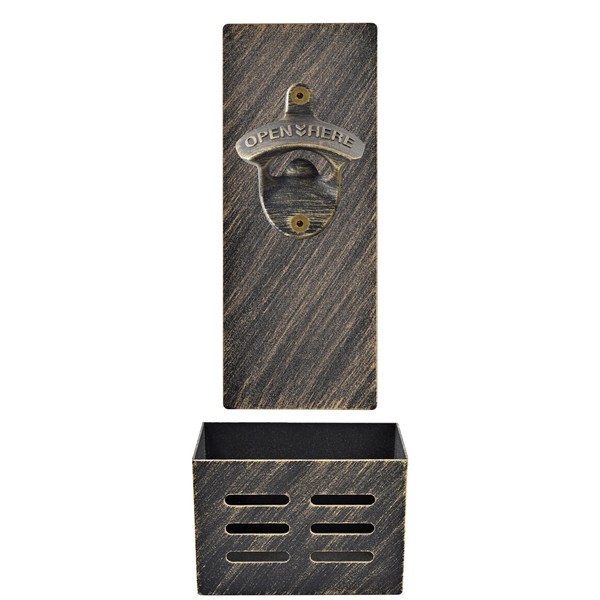 HAIICEN Magnetic Beer Bottle Oepner Wall Mounted with Magnet Cap