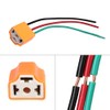 HUIQIAODS H4 Headlight Socket Lamp Connector Plug Wire Harness Adapter