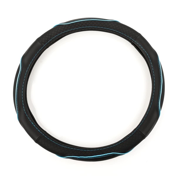 LST Lenkrachoner Lenkradbezug Abdeckung Ø 38x9cm / 15x3,5 Zoll schwarz