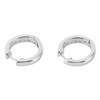 S925 Sterling Silver Ear Hoop Clip Rhinestone Style Clip Hoop