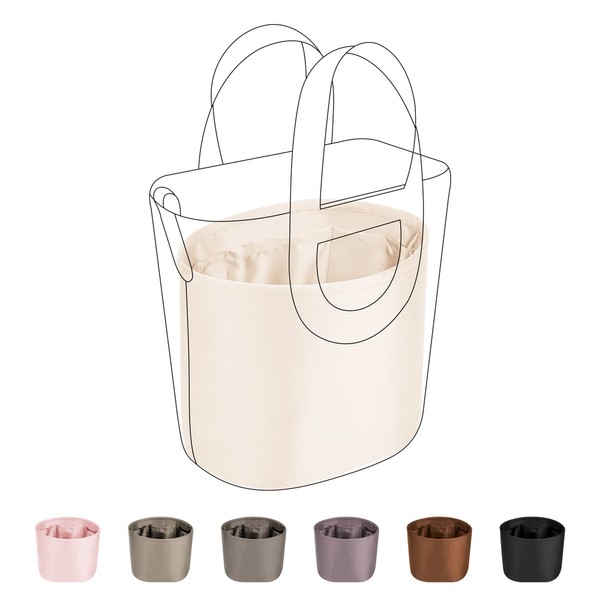 DGAZ Bag-in-Back Inner Bag for Luxury Silk Satin Tote Bags