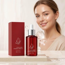 Firming Serum, Collagen Extract & Peptides Facial Serum, Anti-Aging Serum, with Wrinkle Appearance, Elasticity & Pore Care, Suitable for All Skin Types ，1PC