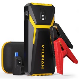 VTOMAN V10 Pro Jump Starter, 4500A Portable Car Starter for All Gas and Diesel Engines, 12V Lithium Jump Box with Type C Quick Charge and LED Lights