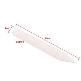 Broco Natural Bone Folder Tool, for Scoring Folding Creasing Burinishing Edges of Leather Craft