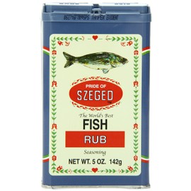 Szeged Fish Rub, 5-Ounce Tins (Pack of 6)