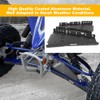 REARACE Front A-Arm Guards, 4mm Aluminum A-Arm Skid Plates Fit
