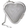 HIC Heart Shaped Loose Tea Leaf Strainer and Herbal Infuser, 18/8 Stainless Stee