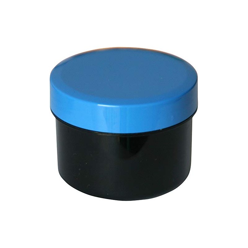 30 Ointment Containers, Cream Jars, Flat Black, 35 ml Capacity