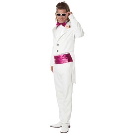 California Costumes, 80's Prom Date, Adult Extra Large, White Small