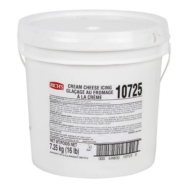 Rich's Buttercream Style Icing Pail, Cream Cheese 16 Ounce