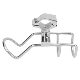 Boat Fishing Rod Holder Clamp 316 Stainless Steel Multifunctional Portable Fishing Pole Bracket Holder for Dock Pontoon Canoe 32mm/1.25in