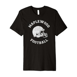 Maplewood Football Distressed 1980's Retro P.E.Dept Style Premium T-Shirt