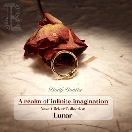 BodyBonita Septum Piercing 16G - 316L Stainless Steel Nose Piercing Nose Ring Hoop for Women Men Helix Conch Piercings Tragus Daith Cartilage Piercing 8mm 10mm, Stainless Steel