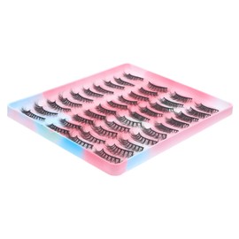 FRCOLOR False Eyelashes Set 20 Pairs Natural Look for Makeup Tools Bulk Supplies