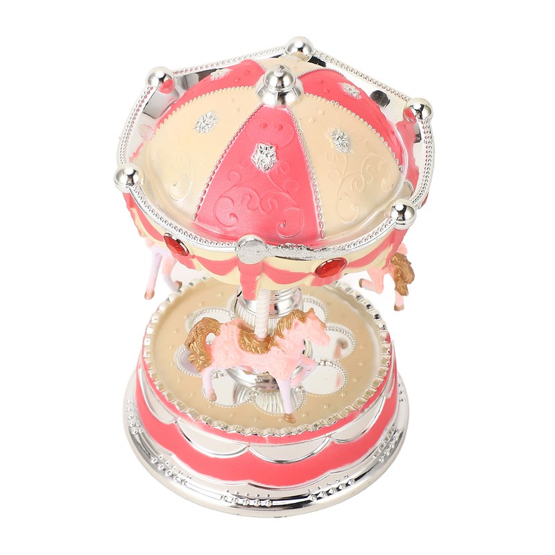 Novelty LED Merry GO Round Music Box Carousel Musical Box