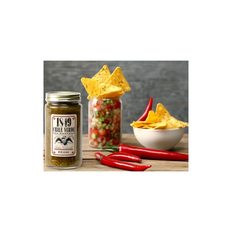 1849 Gluten Free Chile Verde Salsa, 12 oz
