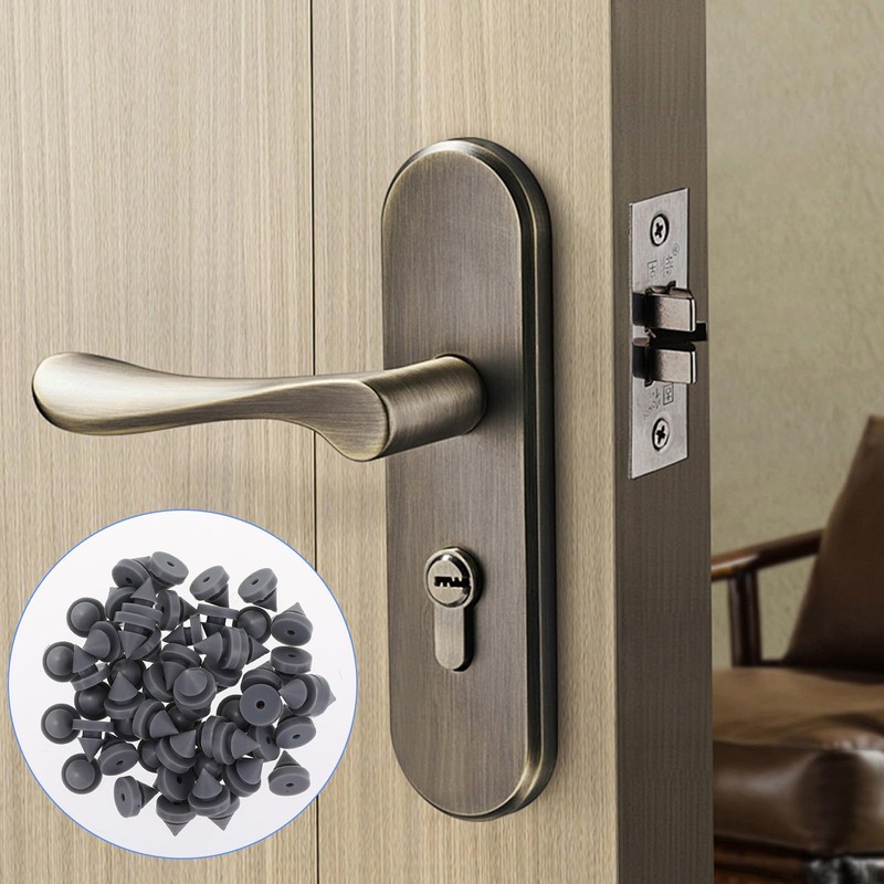 100 Pcs Metal Door Anti Collision Silencer - 1/2 Inch