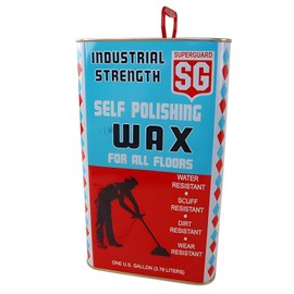 Safeguard 128 OZ Fluid Ounce Industrial Strength Self Polishing Floor Wax