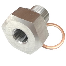 Stainless steel LS Engine Swap Oil Pressure Sensor Adapter M16 1.5 Adapter to 1/8 NPT for All GM LS Series Engines LS1 LSX LS3 5.3L 6.0L 6.2L