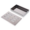Blumtal smoker, smoker box made of stainless steel, gas barbecue