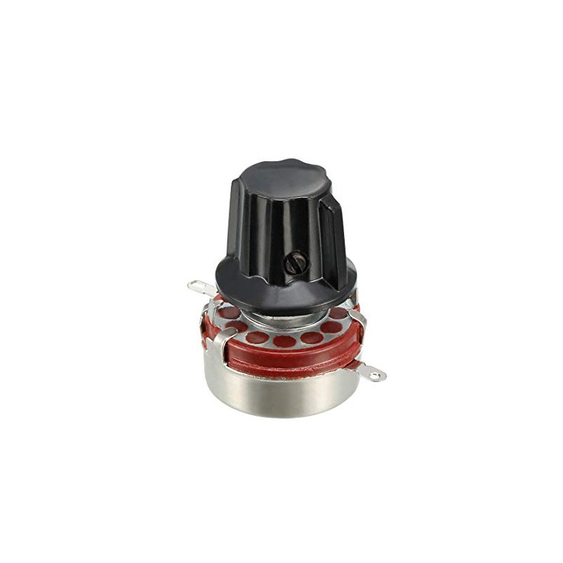 sourcing map Carbon Film Potentiometer changeable resistors single turn WH118