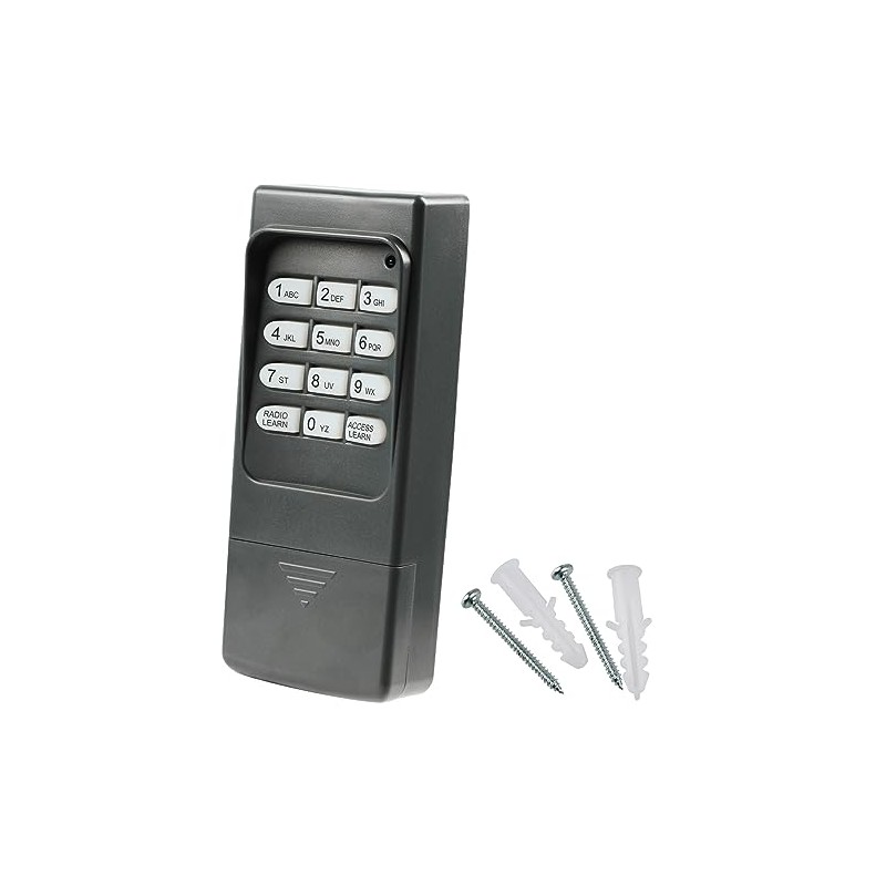 Garage Stop Door Opener Remote Keyless Entry Wall Keypad for