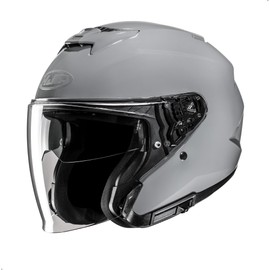 HJC i31 Solid Open Face Motorcycle Helmet, DOT Approved (N Gray, Medium)