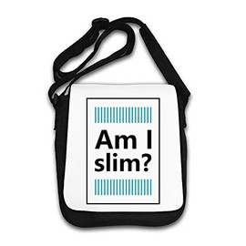 Am I Slim Question Schultertasche