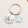 ORZOESD Cat Dice Inspired Gifts Cat Lover Keychain Gamer Player
