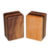 Wisconsinmade Walnut Steak Knife Block with Six Slots, Cherry and