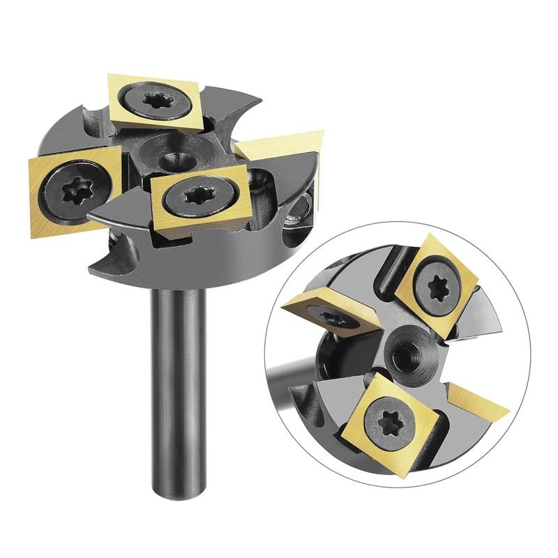 SpeTool 1/4 Inch Shank Surfacing Router Bit Spoilboard Planing 1-1/4"