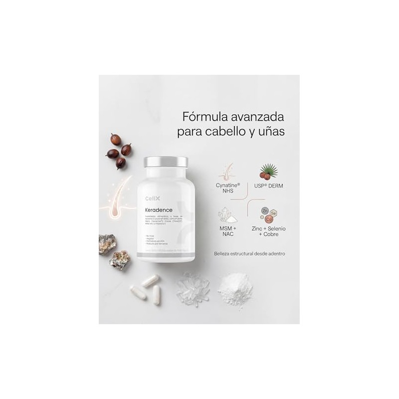 CellX | Keradence | Cabello, Uñas y Piel Keratina |