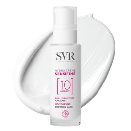 SVR Sensifine Hydra-Creme, Crema Hidratante con Textura en Gel para Piel Sensible con Pantenol, 40 ml