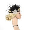 Art Deco 1920s Flapper Feather Headpiece Roaring 20s Great Gatsby