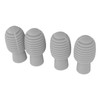 4Pcs Drumstick Silent Tip Silicone Drum Stick Dampener Mallet Mute