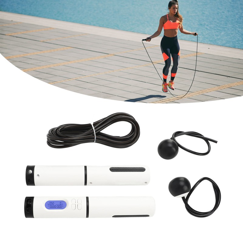 Electronic Jump Rope Workout Weighted Handle Smart Exercise Skipping Rope