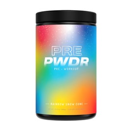 PWDRS PWDRS Pre-Workout Powder, All Natural Pre Workout for Energy, Pump, Endurance & Strength, with Caffeine (Rainbow Snowcone)