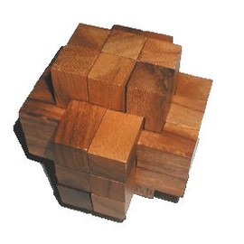 18 Pc Burr # 2 - Wood Brainteaser Puzzle 6x6x6 Burr