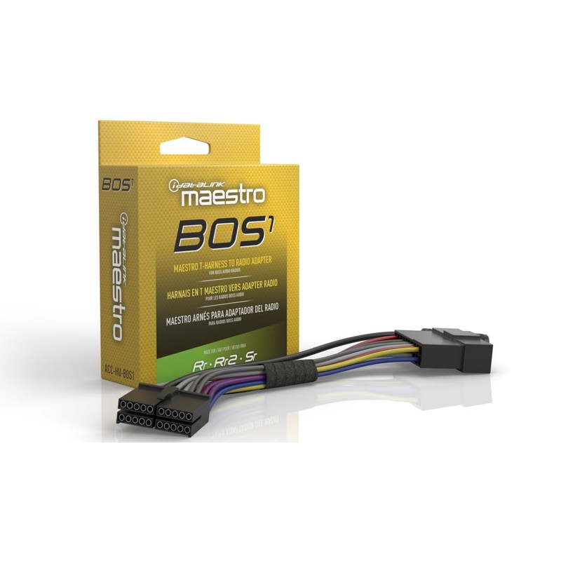 iDatalink Maestro Acc-HU-BOS1 Plug and Play Installation T-Harness for Select