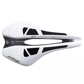 Prologo Dimension TRI CPC TIROX Rail Triathlon Time Trial Saddle 5.6 inches (143 mm), White, PR3107