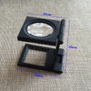 10X 28mm Fabric Scale Measure Glass Pocket Foldable Magnifier